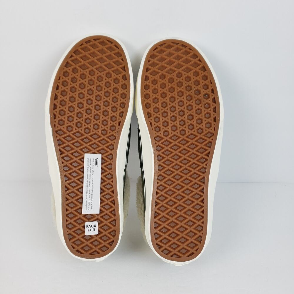 Vans Authentic Sherpa Cozy Hug Womens Sz 5.5 Grape Leaf Suede Low Sneaker Shoes - Picture 8 of 10